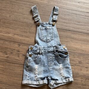Little bipsy denim overalls